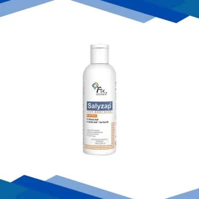 Fixderma 2% Salicylic Acid Salyzap Body Wash For Body Acne, Back, Shoulders, Arms Acne (100 ml)