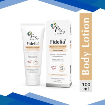 Fixderma Fidelia Daily Moisture Body Lotion, Moisturizer For Face & Body 100 ml