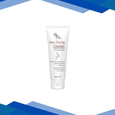 Fixderma Non Drying Cleanser, Gentle, Pore-Refining, Soap Free For Dry & Sensitive Skin (60gm )