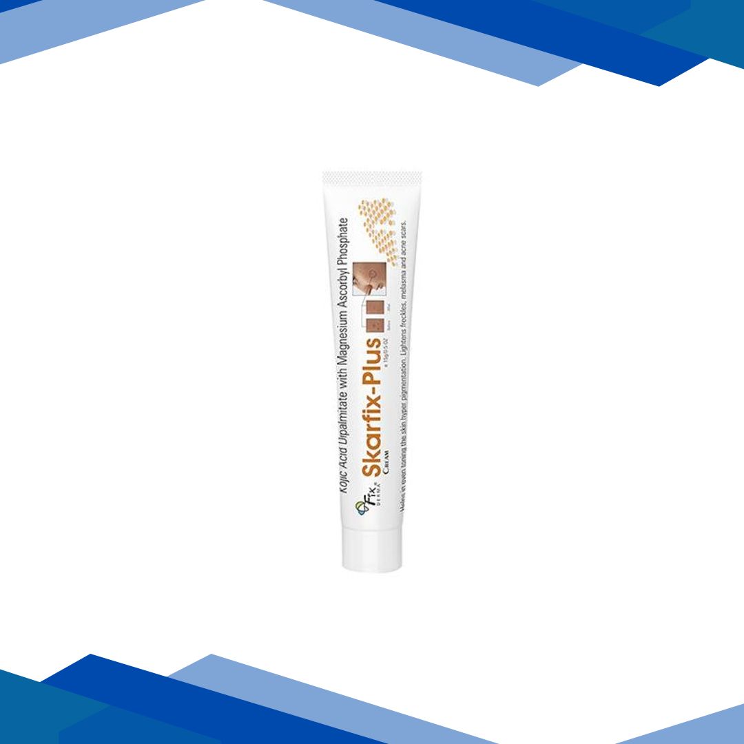 Fixderma Skarfix-Plus Cream with Kojic Acid for Hyperpigmentation, Melasma & Acne Scars (15 g)