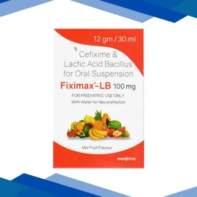 FIXIMAX LB 100MG MIX FRUIT FLAVOUR Oral Suspension 30ml