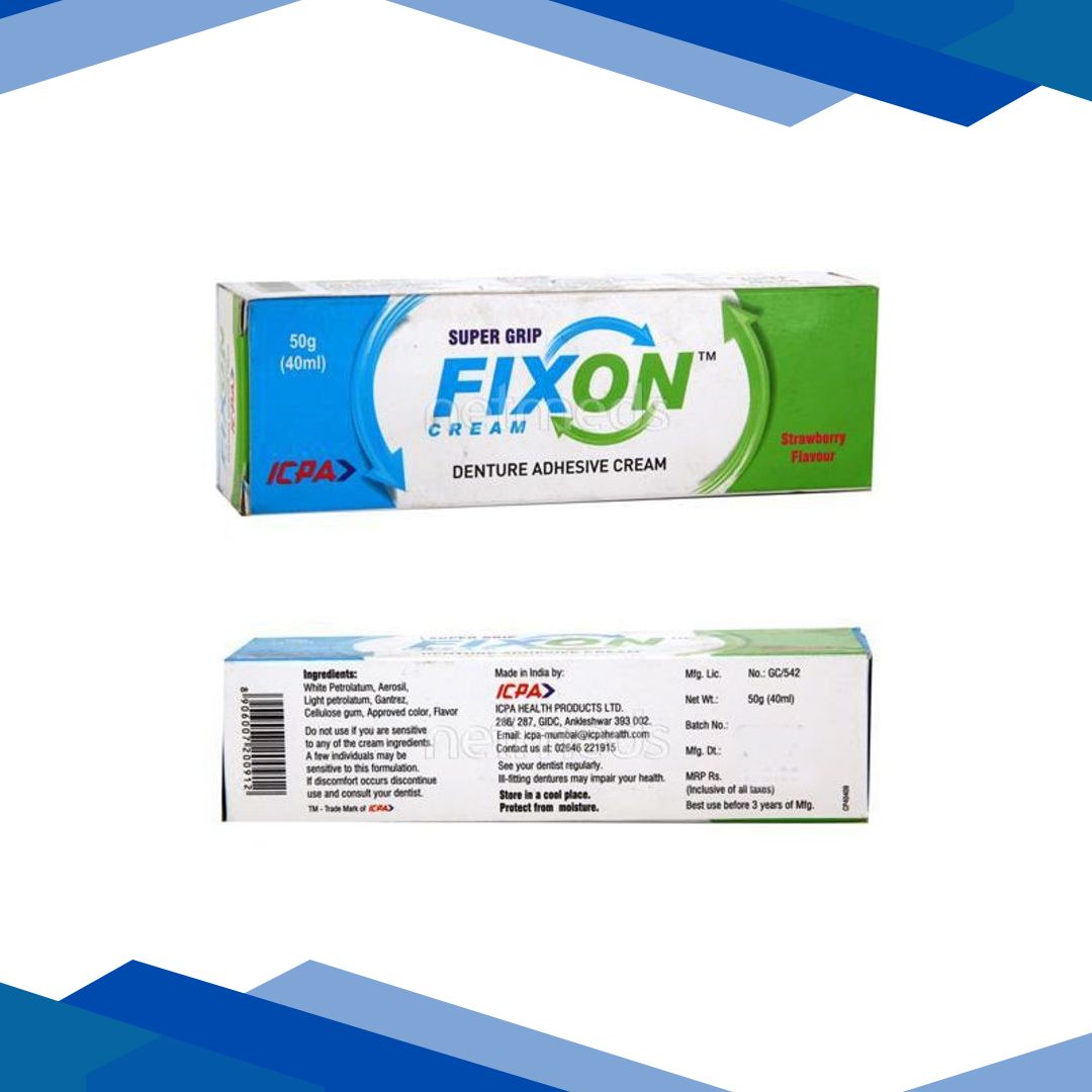 Fixon Strawberry Flavour Cream 50gm