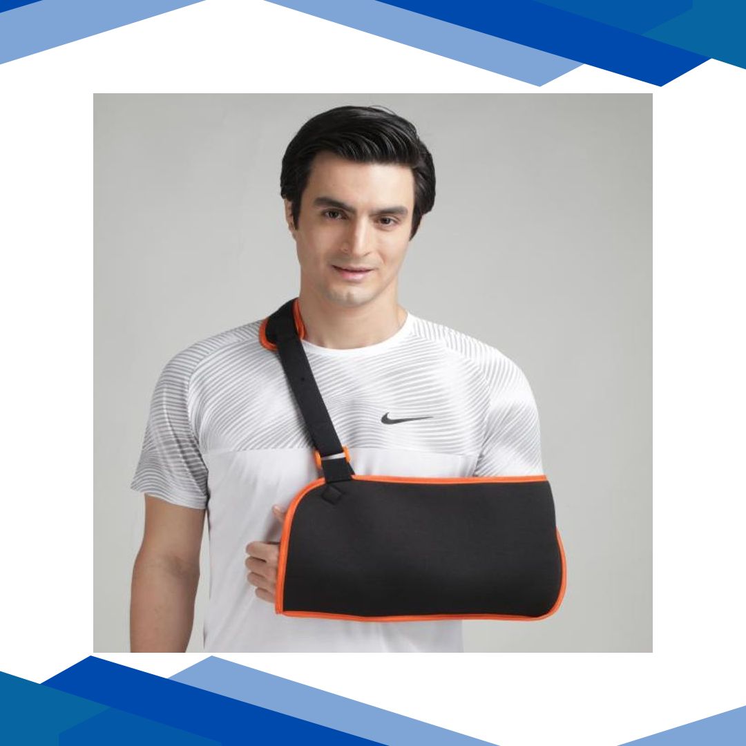 Flamingo Arm Sling – Black & Turqoise blue (OC – 2004) (L)