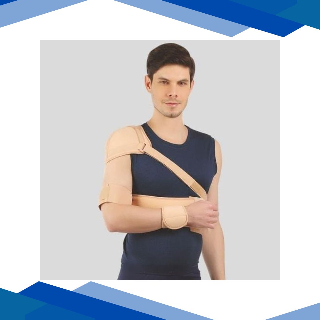 Flamingo Elastic Shoulder Immobilizer (OC – 2038) (XXXL) – Beige