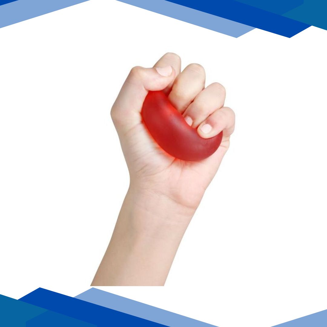 Flamingo Gel Excercise Ball – Red (OC – 2138) (M)