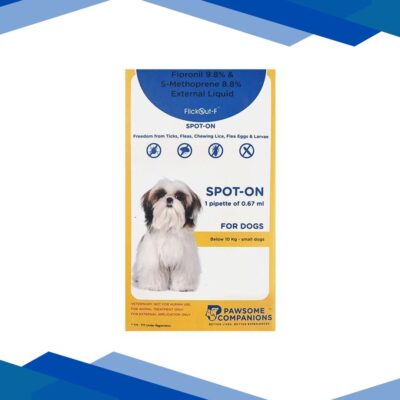 FLICKOUT F SPOT ON (VET) FOR DOGS 0-10KG Liquid 0.67ml