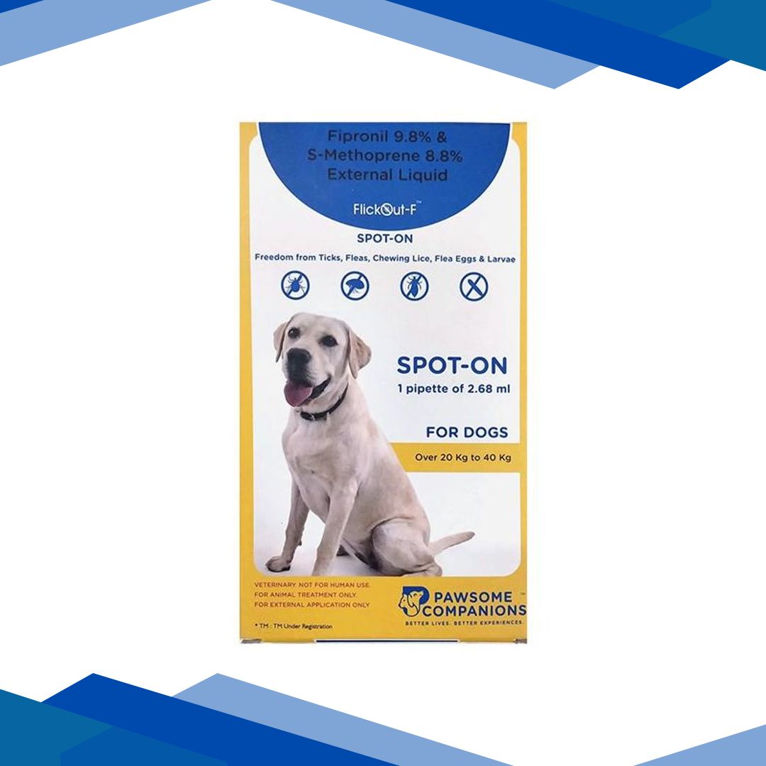 FLICKOUT F SPOT ON (VET) FOR DOGS 20-40KG Liquid 2.68ml