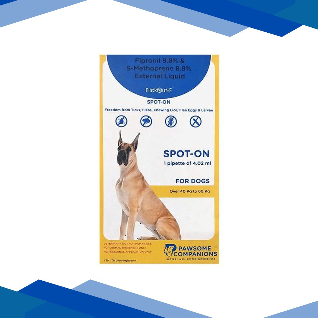 FLICKOUT F SPOT ON (VET) FOR DOGS 40-60KG Liquid 4.02ml
