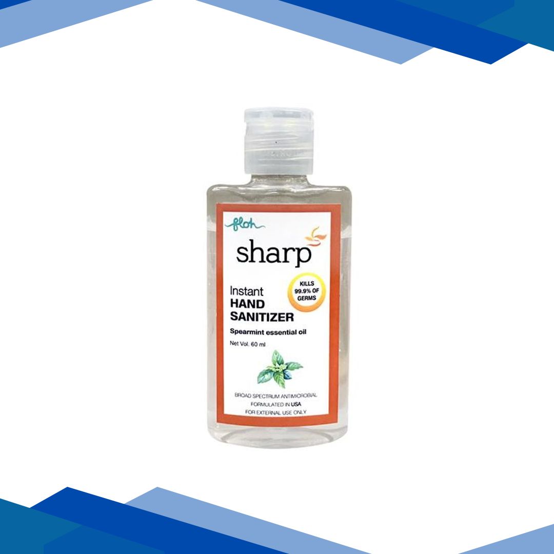Floh Sharp Instant Hand Sanitizer – Spearmint Essential Oil 60 ml