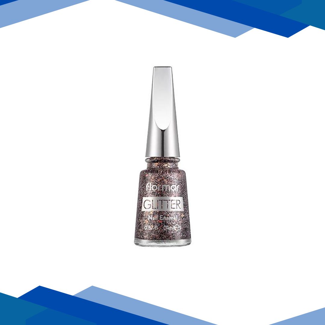 Flormar Glitter Nail Enamel GL18 Copper 11 ml