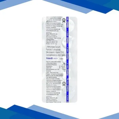 FOLATE D Tablet 10’s