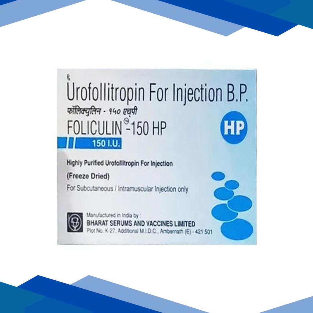 Foliculin HP 150 IU Injection 1’S