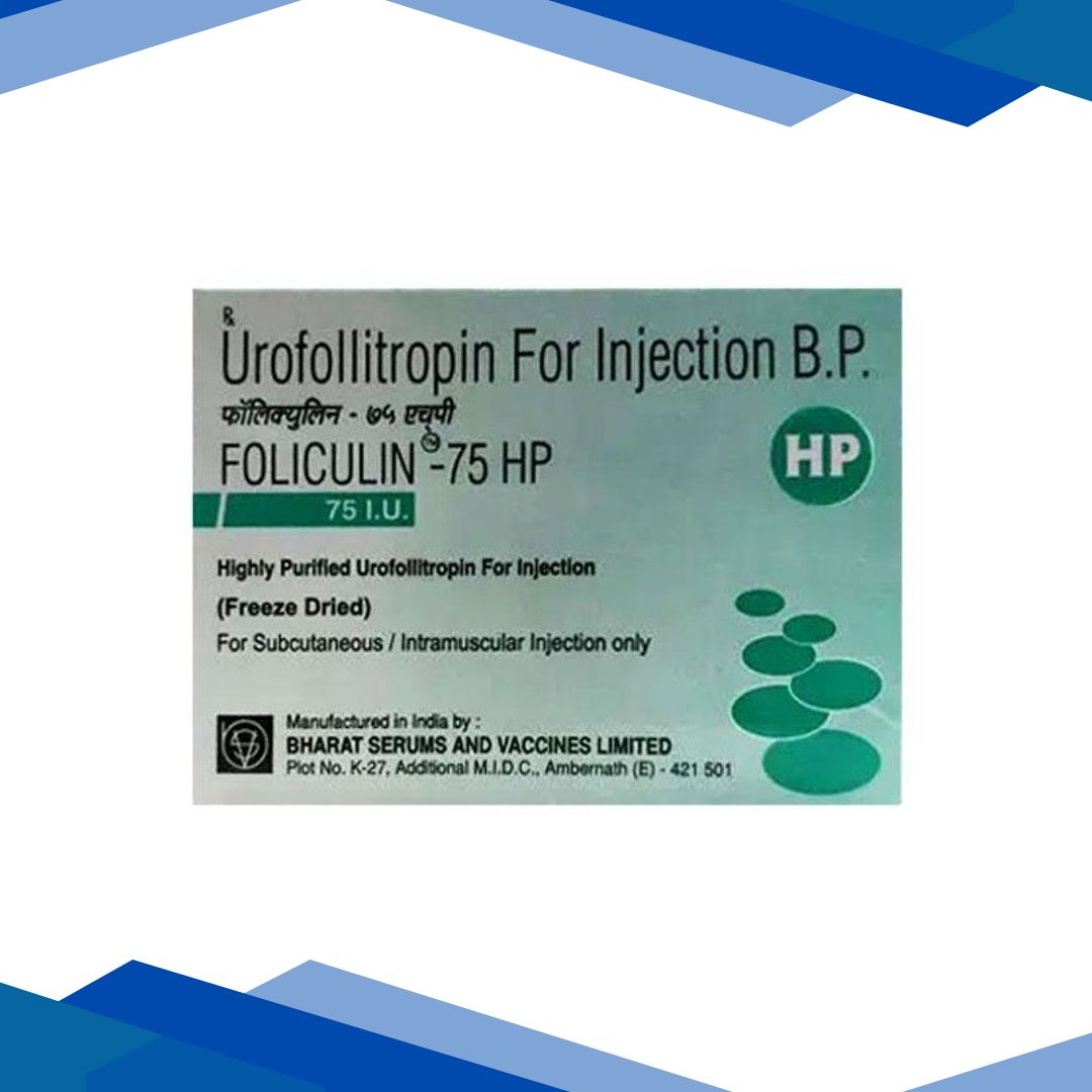 Foliculin HP 75 IU Injection 1’S