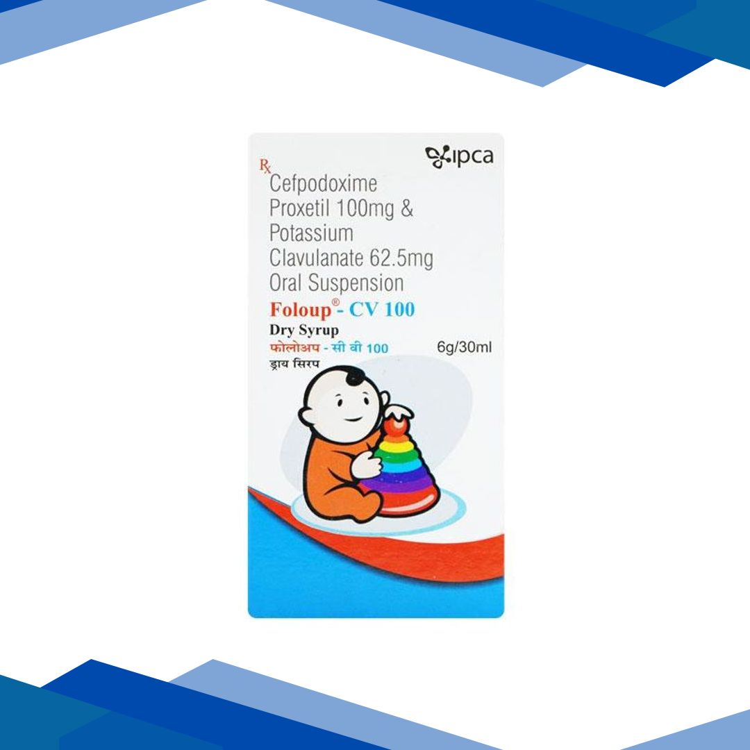 Foloup CV 100/62.5mg Dry Syrup 30ml