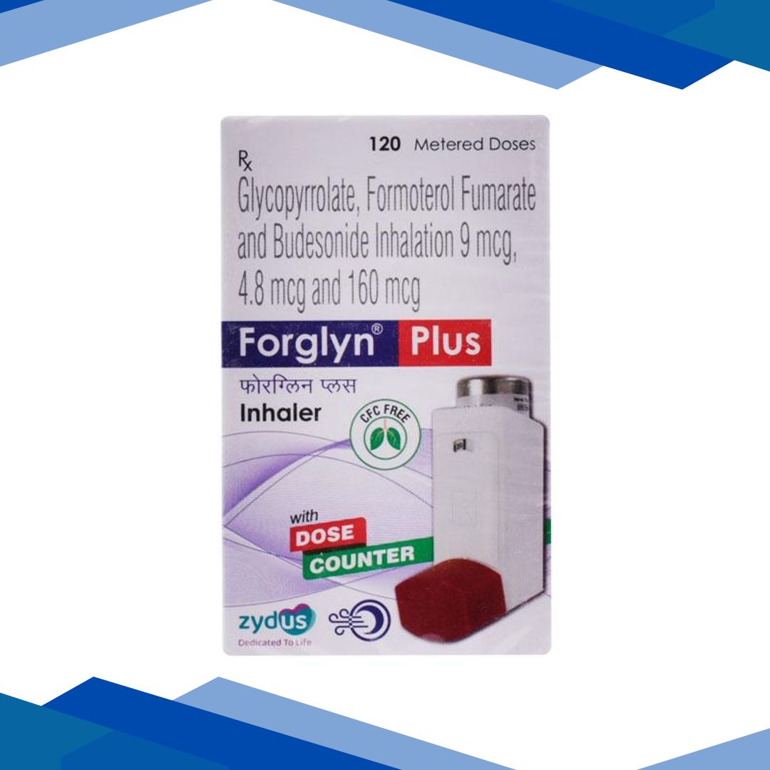 FORGLYN PLUS with Dose Counter 120md Inhaler 7.4g