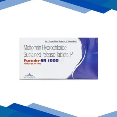 Formin SR 1000mg Tablet 15’S