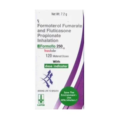 FORMOFLO 250 WITH DOSE INDICATOR 120md Transhaler 7.2g