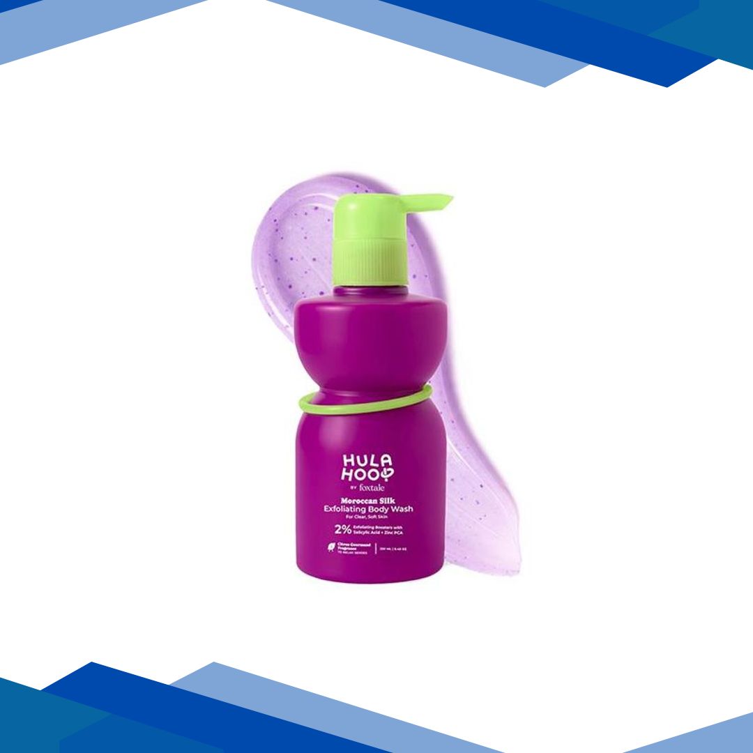 Foxtale Exfoliating Body Wash 2% Salicylic Acid, Zinc PCA, Reduces Body Acne, Smoothens Skin 250 ml