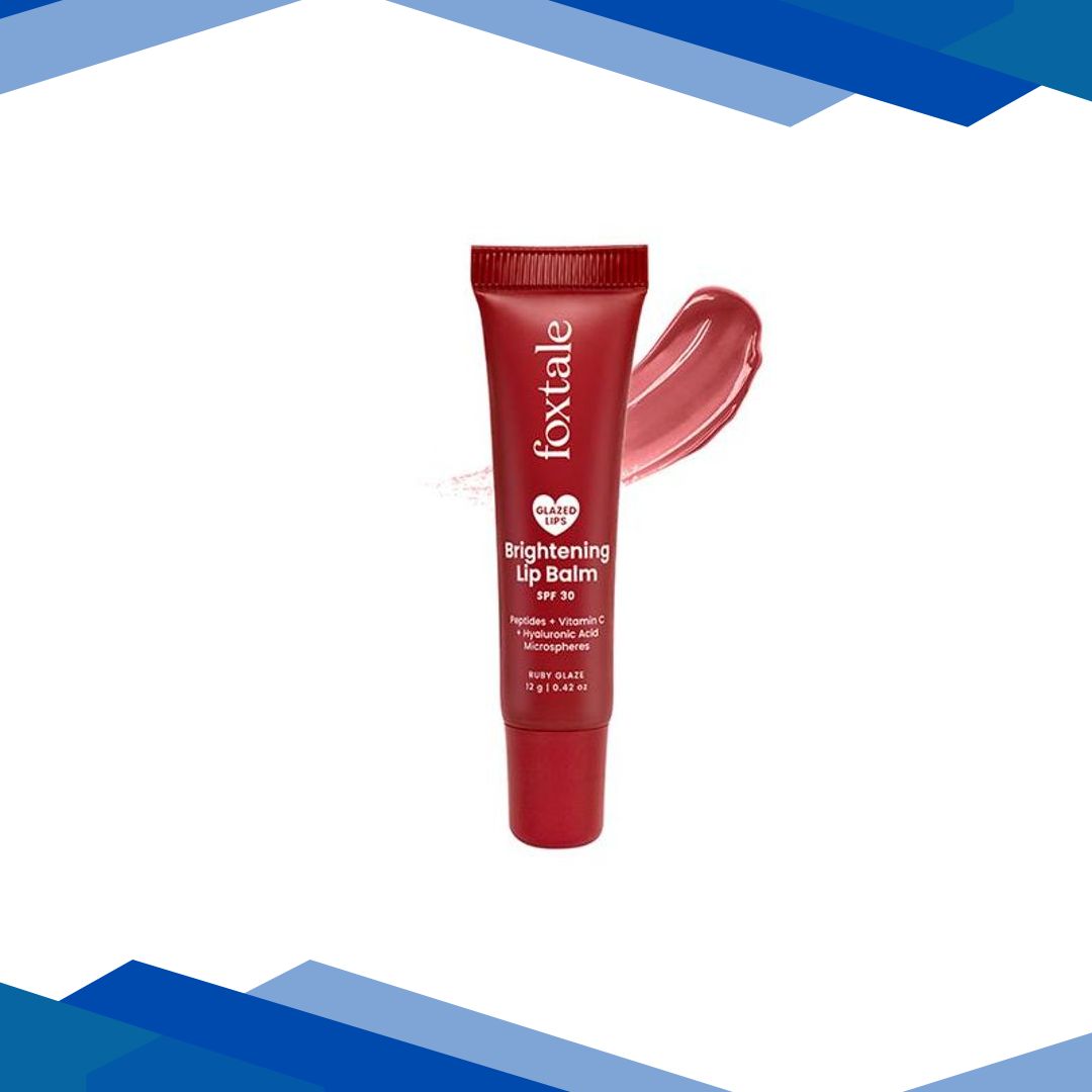 Foxtale Glazed Lips Brightening Lip Balm – Ruby Glaze 12 g