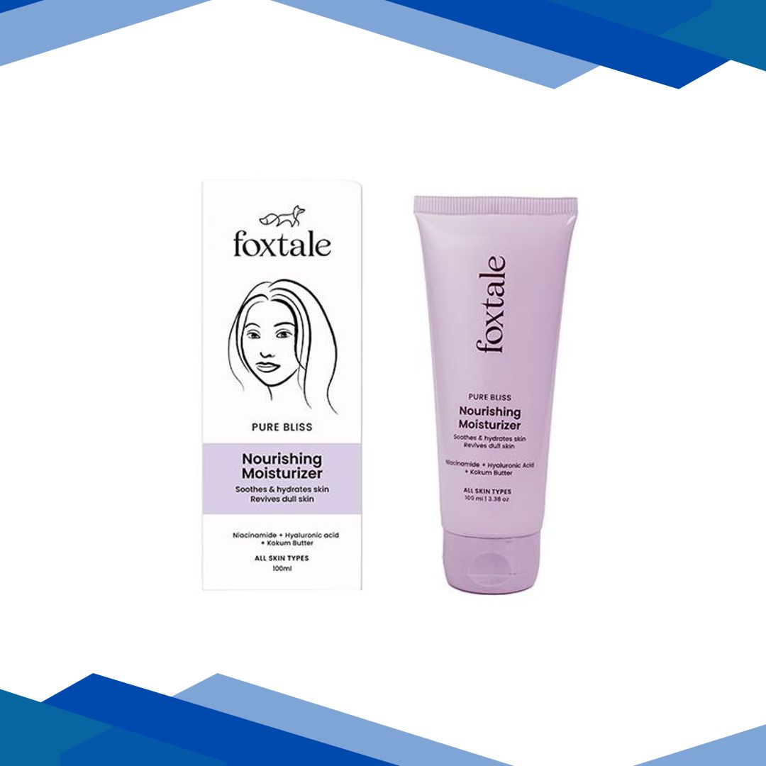 Foxtale Nourishing Ceramide Moisturiser Repairs Skin Barrier Brighter Skin 100 ml