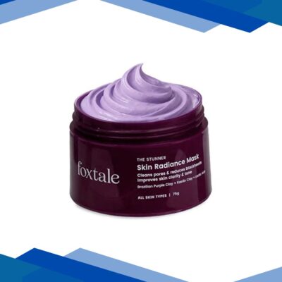 Foxtale The Stunner Skin Radiance Mask Cleans Pores & Reduces Blackheads Improve Skin Clarity & Tone 75gm