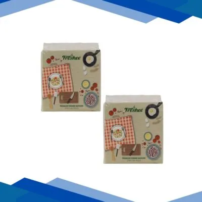 Freshee 2 Ply Premium Dinner Napkins (Pack of 2)