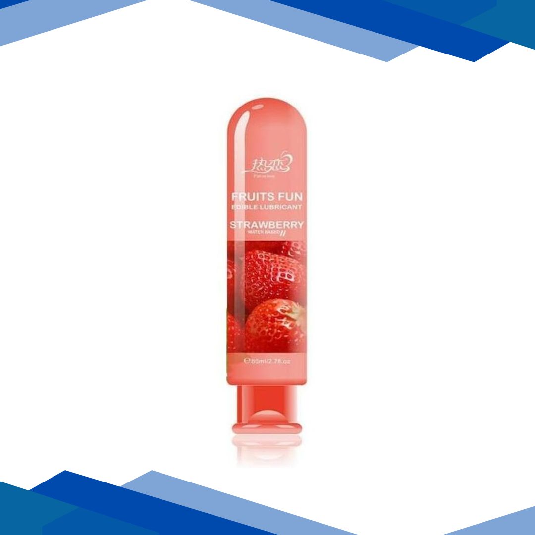Fruits Fun Edible Strawberry Water Based Lubricant 80 ml