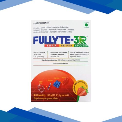 FULLYTE 3R DELICIOUS STRAWBERRY FLAVOUR Sachet 15gm