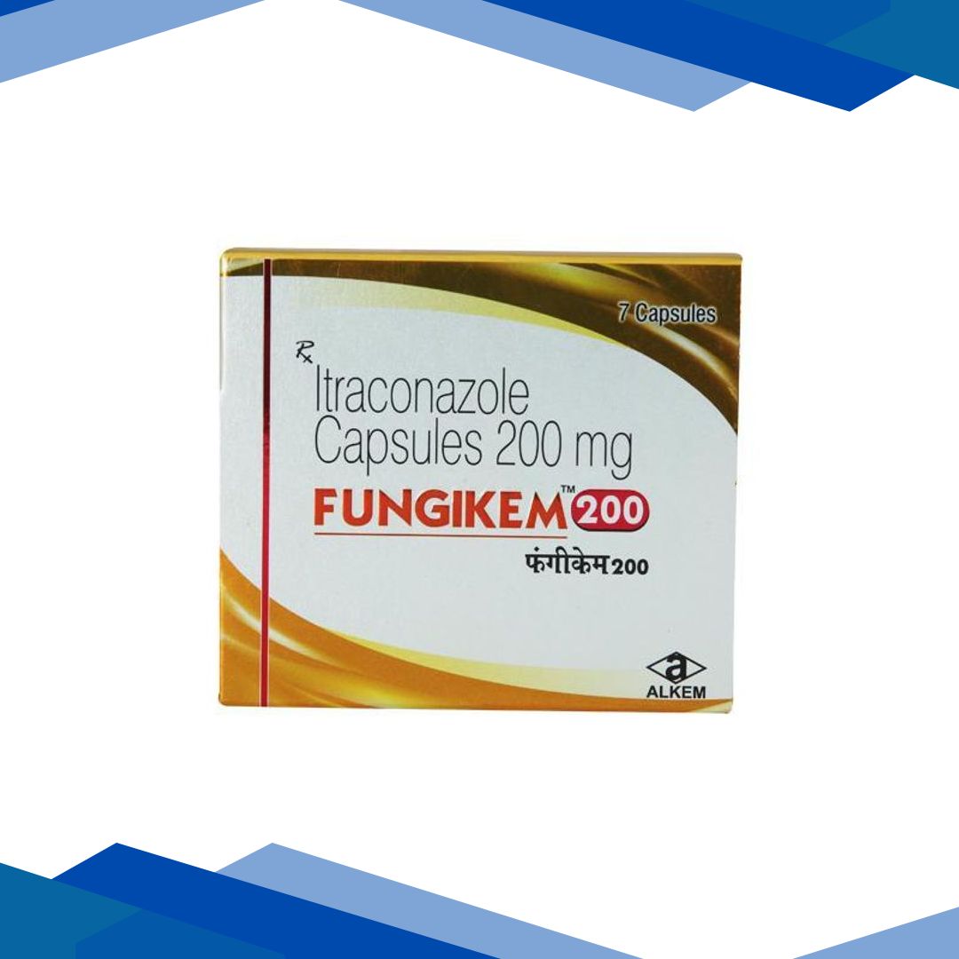 Fungikem 200mg Capsule 7’S