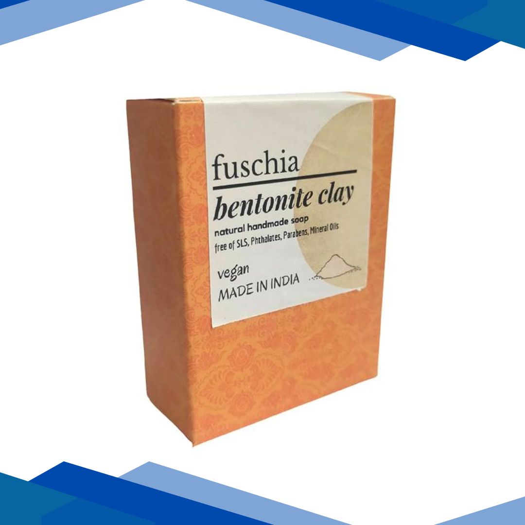 Fuschia Natural Handmade Soap – Bentonite Clay 100 gm