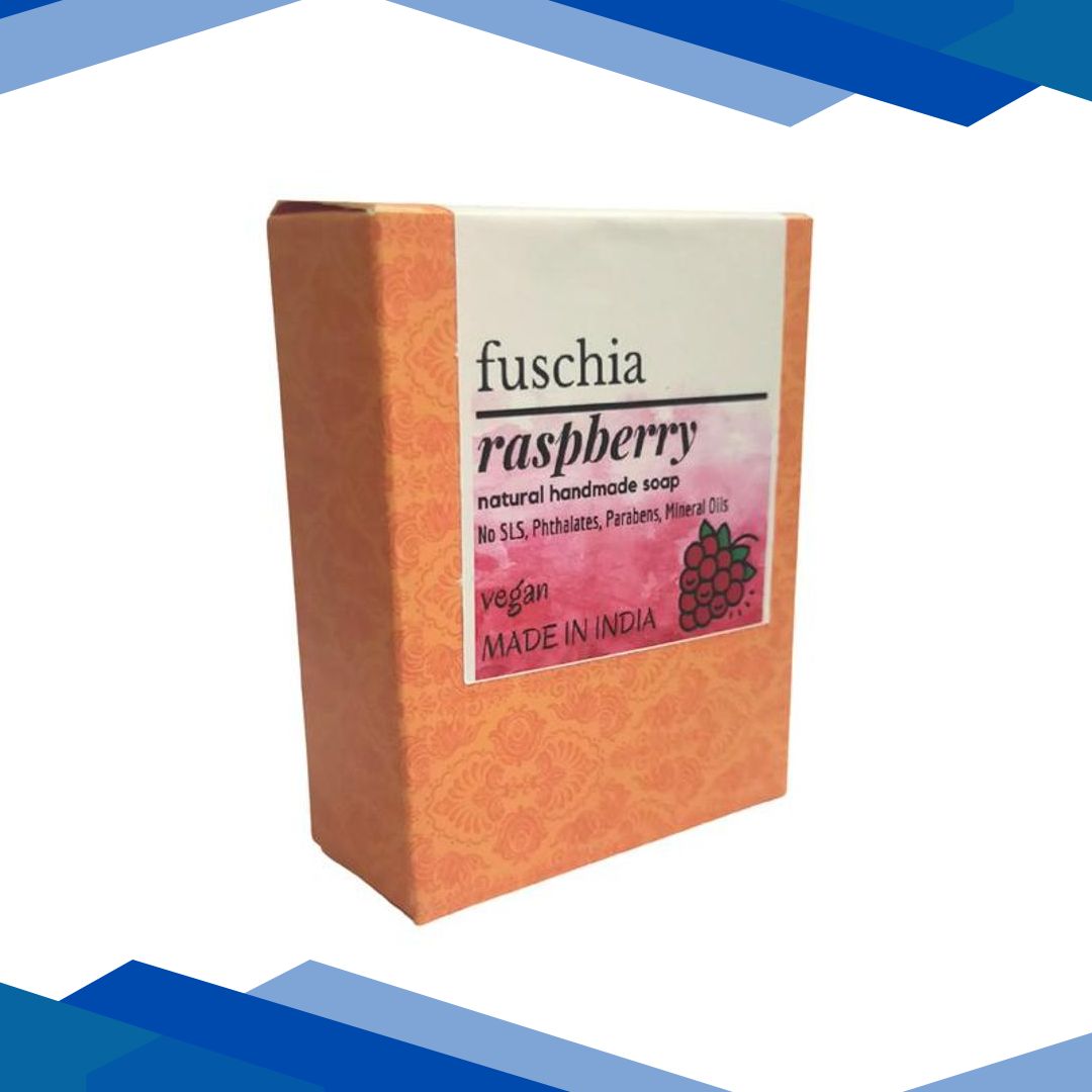 Fuschia Natural Handmade Soap – Raspberry 100 gm