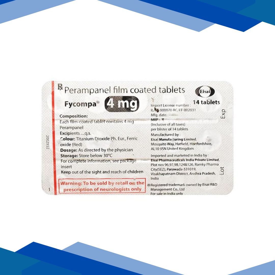 Fycompa 4mg Tablet 14’S