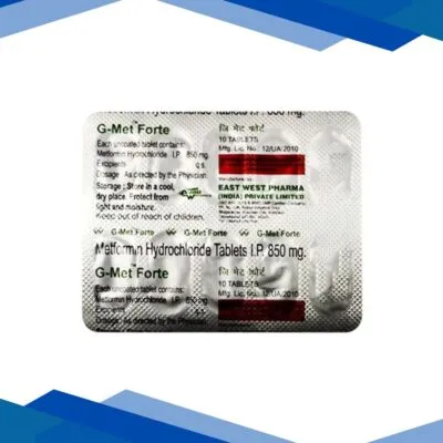 G Met Forte 1000mg Tablet 10’S