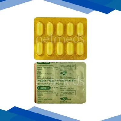 G Met Forte 850mg Tablet 10’S