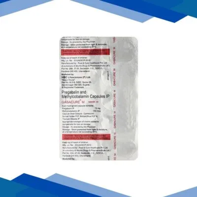 Gabacure M Capsule 10’S