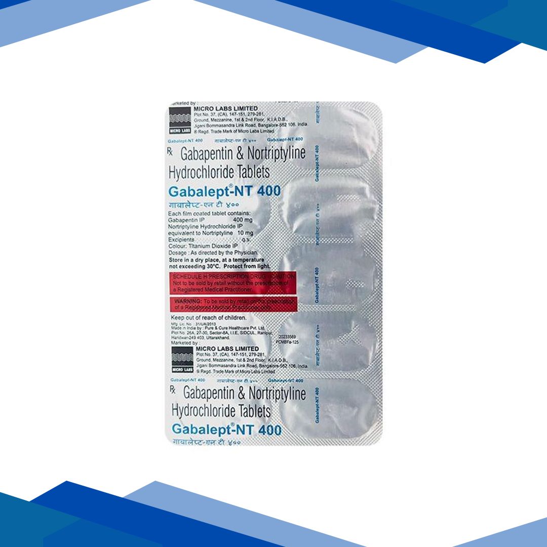 GABALEPT NT 400 Tablet 10’s