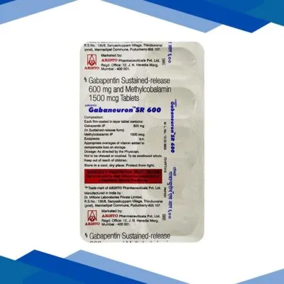 GABANEURON SR 600mg Tablet 10’s