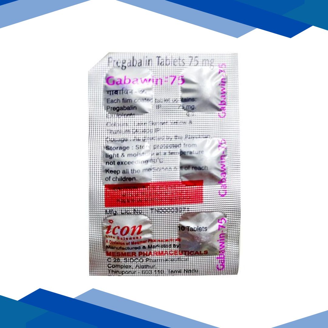 Gabawin 75mg Tablet 10’S