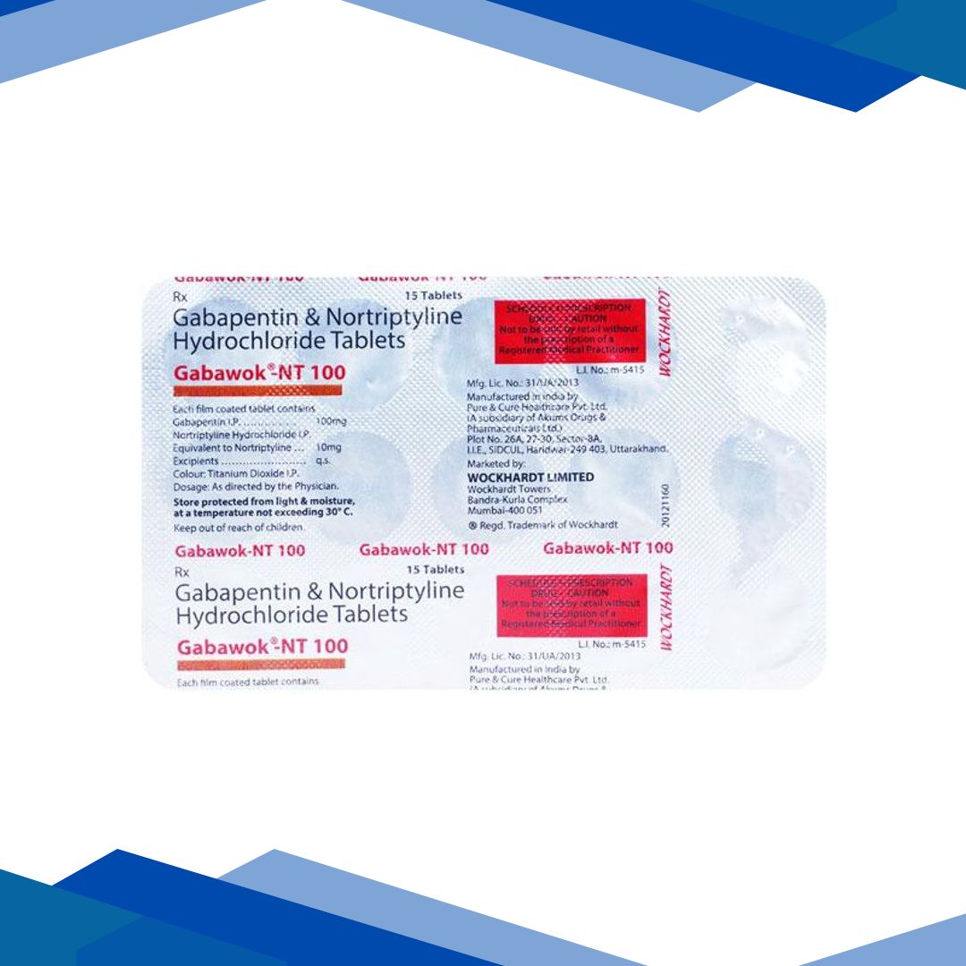 GABAWOK NT 100mg Tablet 15’s