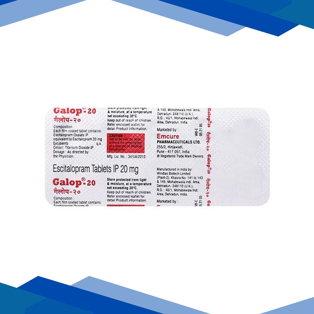 Galop 20mg Tablet 10’S