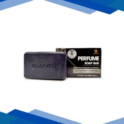 GANS Perfume Soap Bar – Activated Charcoal 125 gm