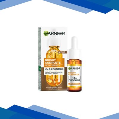 Garnier Bright Complete Night Vitamin C Serum with 10% Vitamin C for Bright Skin 15 ml