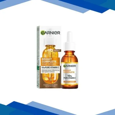 Garnier Bright Complete Night Vitamin C Serum with 10% Vitamin C for Bright Skin 30 ml