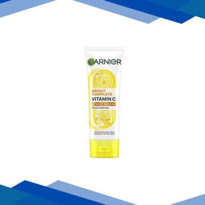 Garnier Foam Bright Complete Vitamin C + Lemon Clears Dullness Facewash 100gm