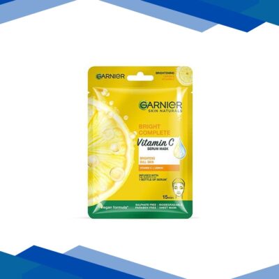 Garnier Skin Naturals Bright Complete Face Serum Sheet Mask (Yellow) 28 gm