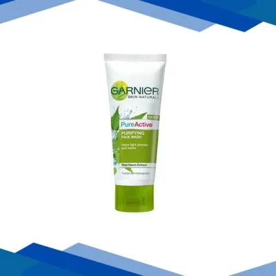 Garnier Skin Naturals, Pure Active Neem Face Wash 100 gm