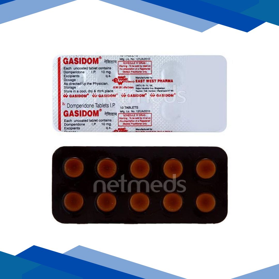 Gasidom 10mg Tablet 10’S
