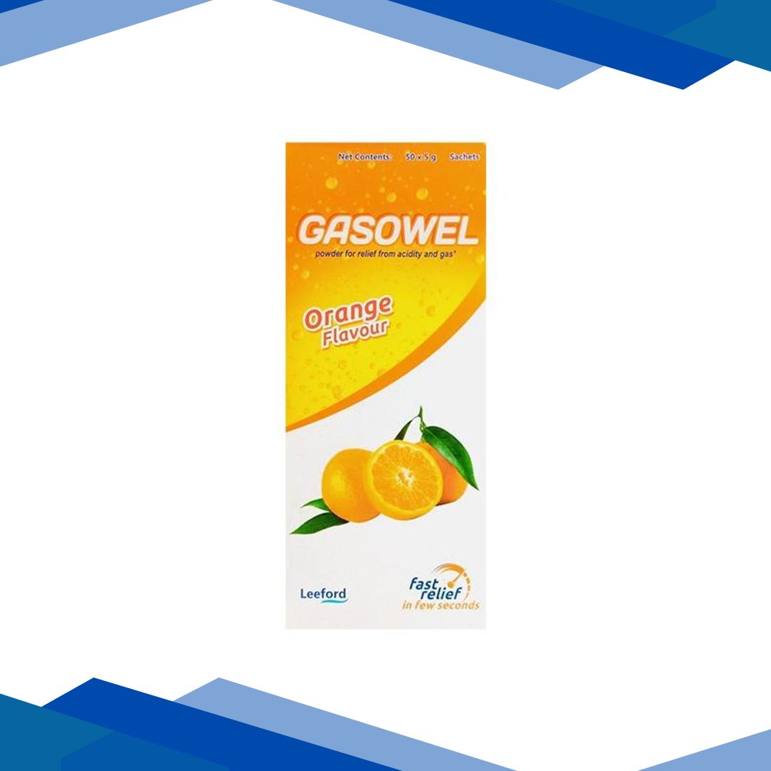GASOWEL FAST RELIEF ORANGE FLAVOUR Sachet 5g