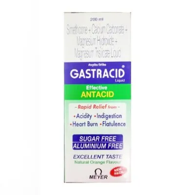 Gastracid Sugar Free Natural Orange Flavour New Pack Liquid 200ml