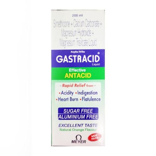 Gastracid Sugar Free Natural Orange Flavour New Pack Liquid 200ml